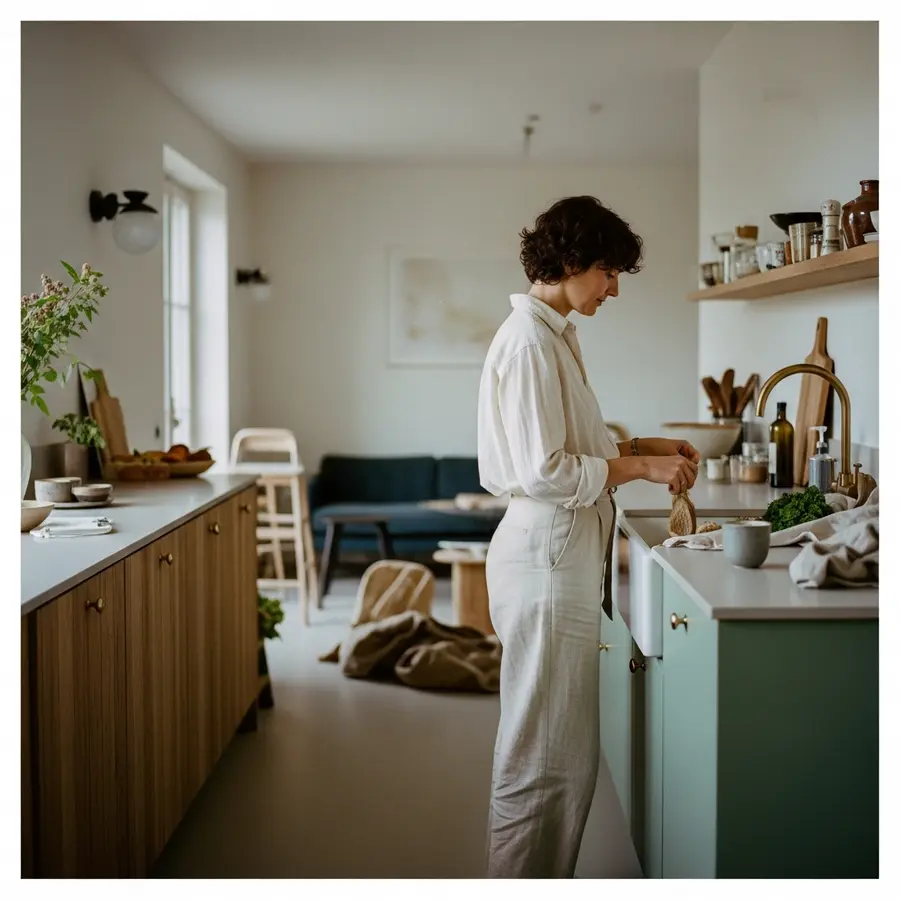 Cuisine verte et bois