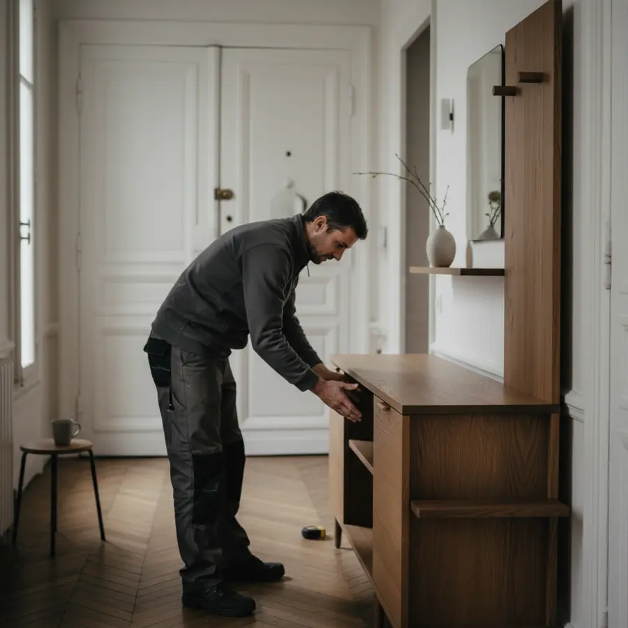 Meuble d'entrée chic