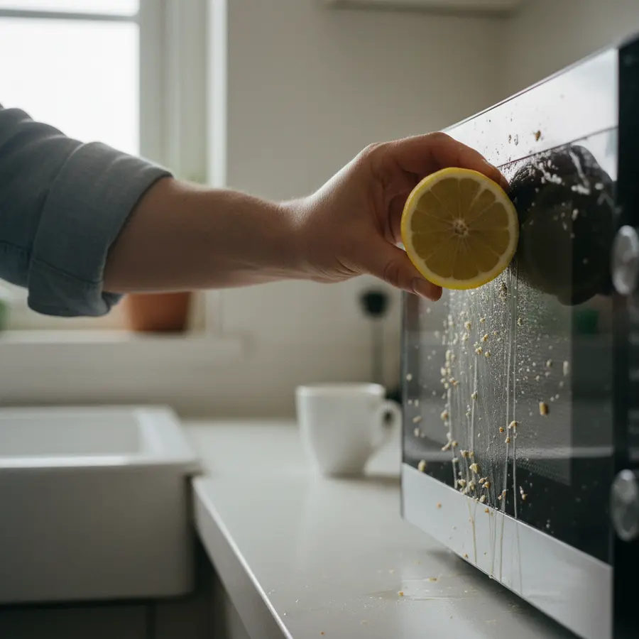 Micro-ondes encrassé : citron pour nettoyage rapide et naturel