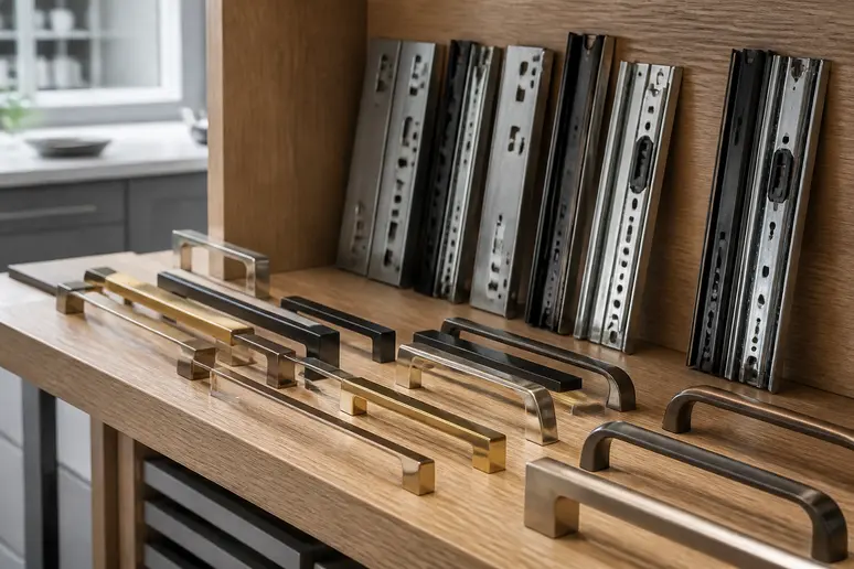 Choix de quincaillerie pour une cuisine, histoire Cuisine Direct Usine Grenoble
